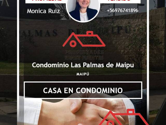 #V-142 - Casa en condominio para Venta en Maipú - XIII